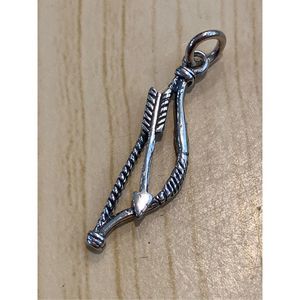 Archery Sterling Silver Jewelry Charm #bow and arrow #crossbow #sports